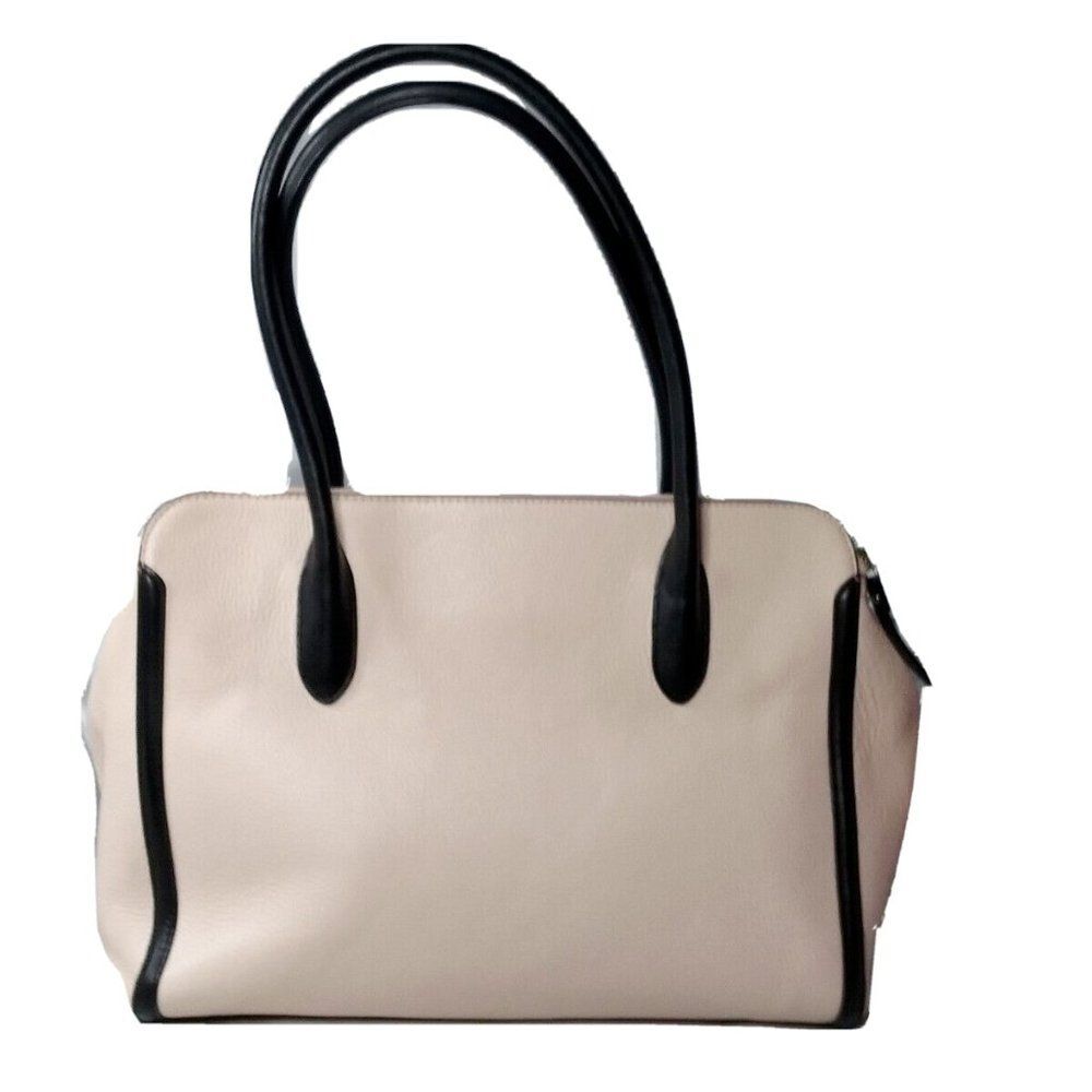 Kate Spade Caroline Queeney Pink Leather Tote Bag Executive Handbag